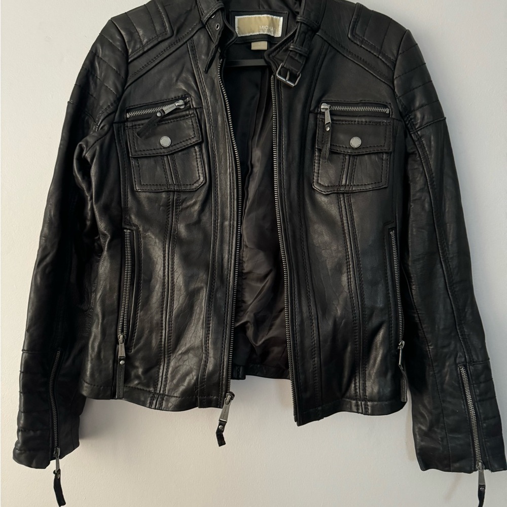 Women's Black Leather Jacket